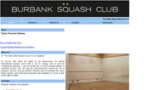 Desktop Screenshot of burbanksquash.com